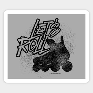 Let's Roll (inline roller hockey) Sticker